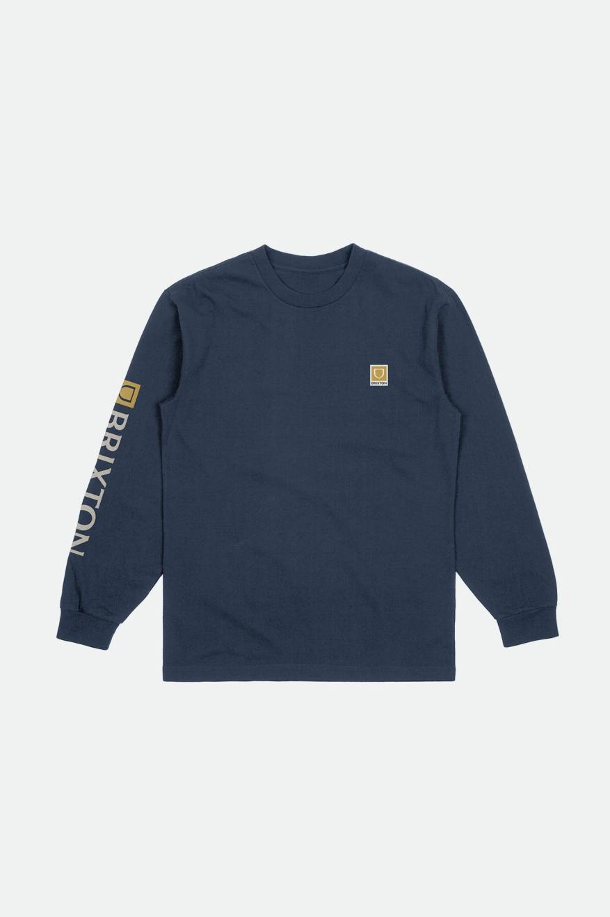 Brixton Beta II L/S Standard Topjes Heren Blauw | 708342QEW