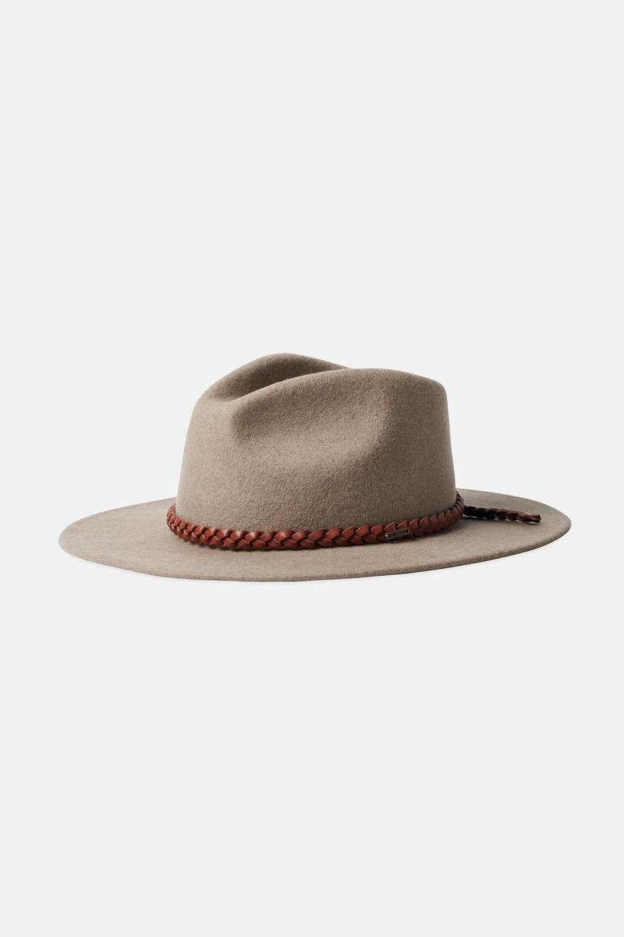 Brixton Messer Western Fedora Fedoras Dames Beige | 521693PUR