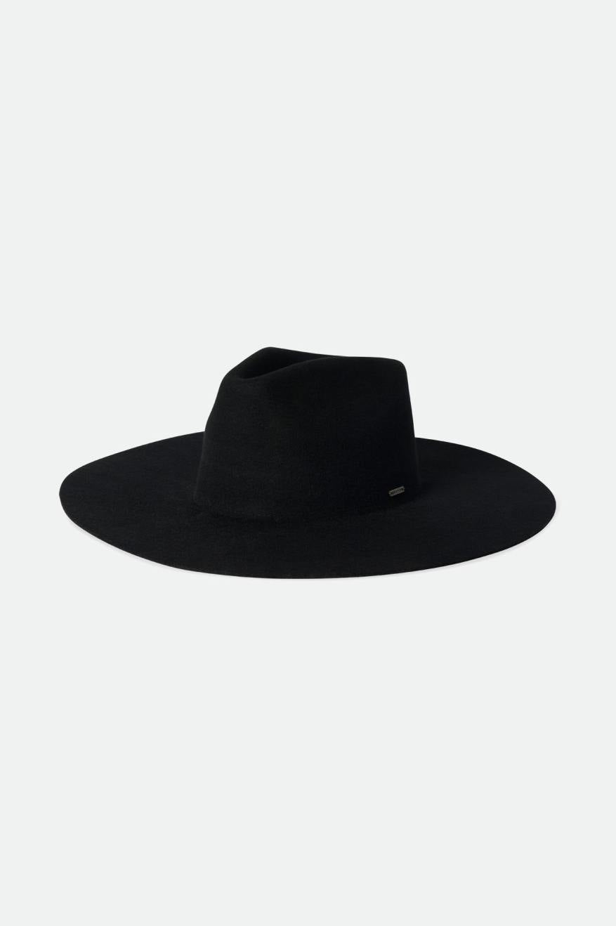 Brixton Primrose Felt Fedora Fedoras Dames Zwart | 853607JOG