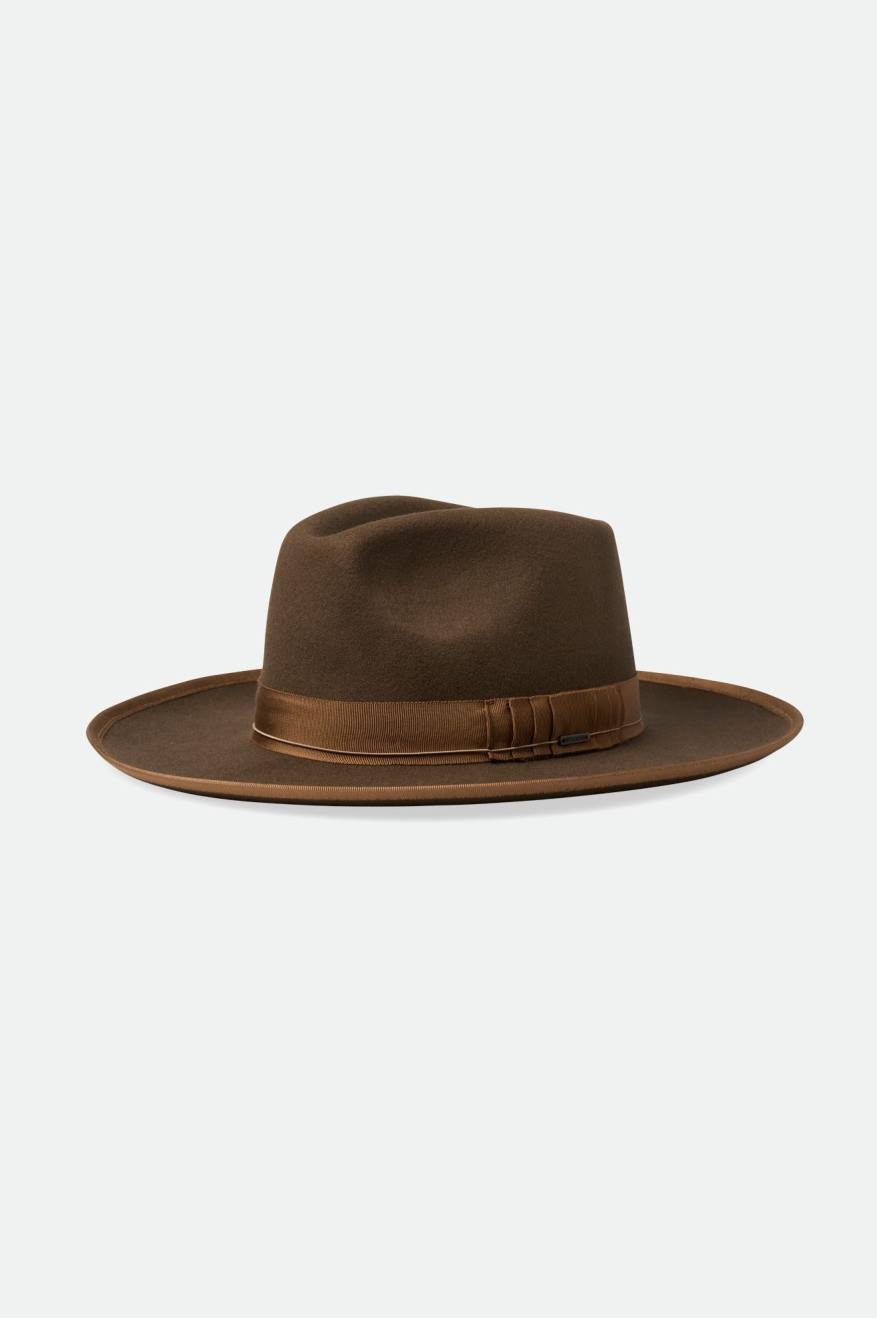 Brixton Reno Fedora Fedoras Dames Bruin | 807325NJW