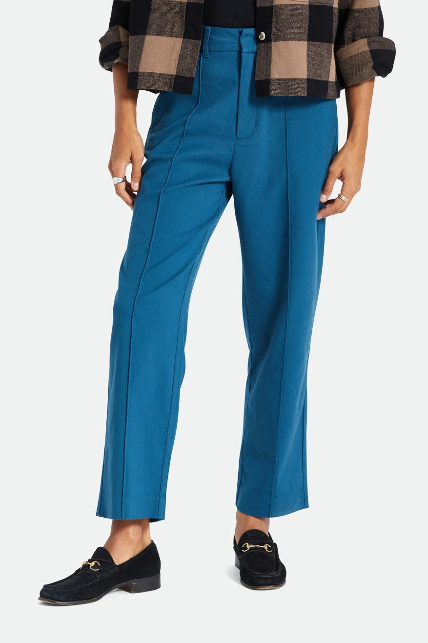 Brixton Retro Trouser Broek Dames Turquoise | 410695MLH