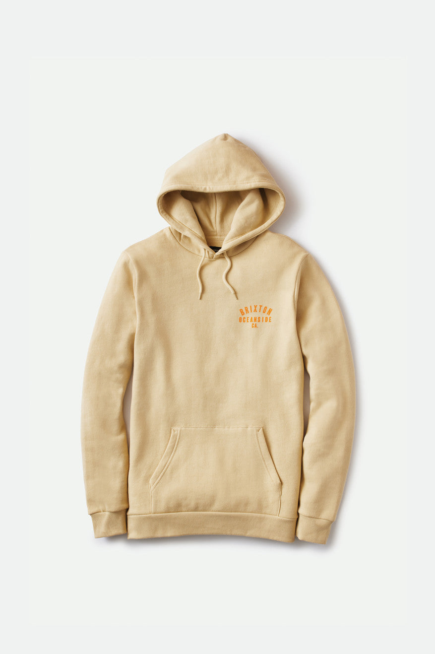 Brixton Woodburn Oceanside Fleece Hoodie Heren Oranje | 073281QED