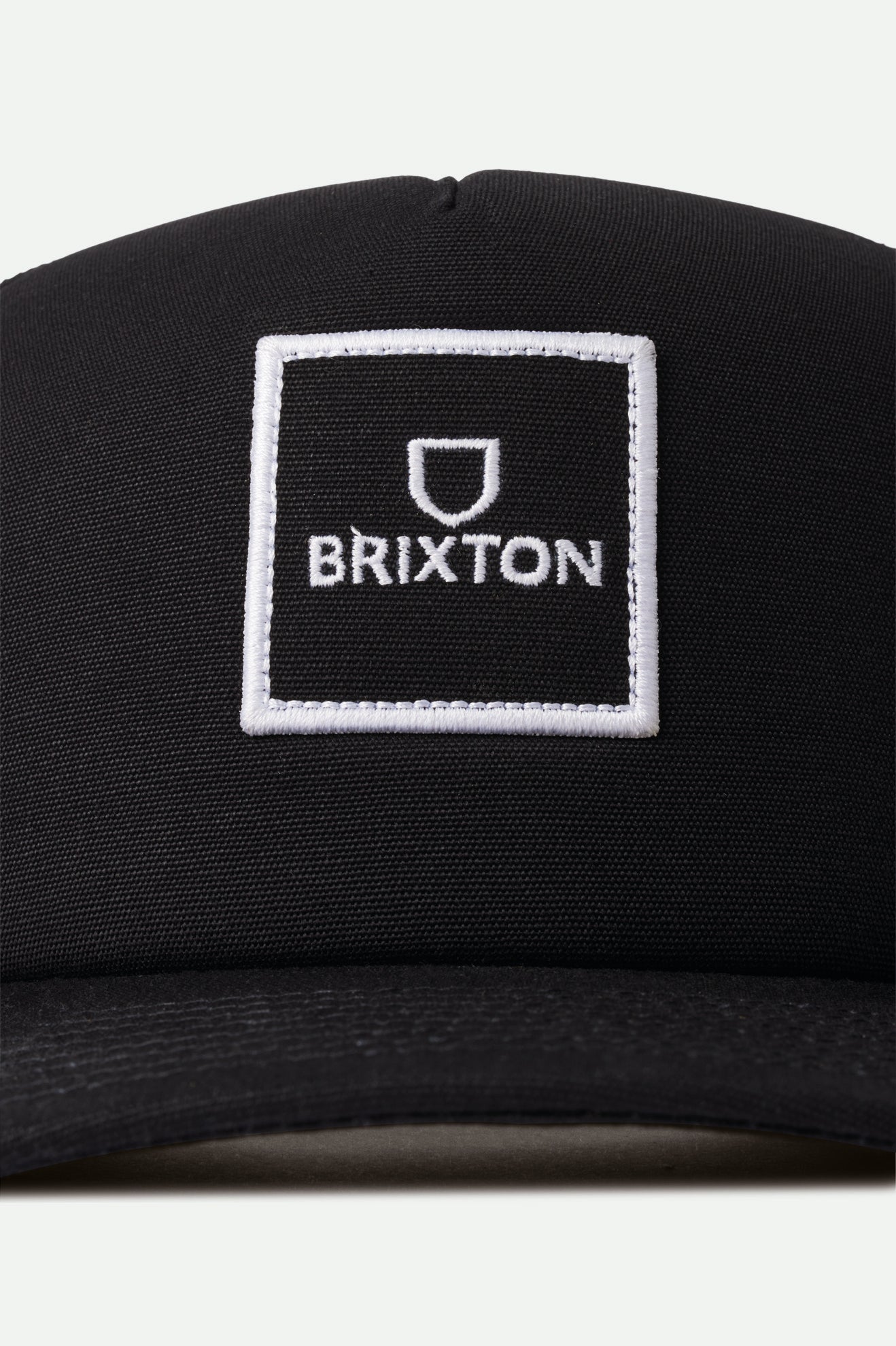 Brixton Alpha Block NetPlus MP Trucker Hat Caps Heren Zwart | 841569FLU