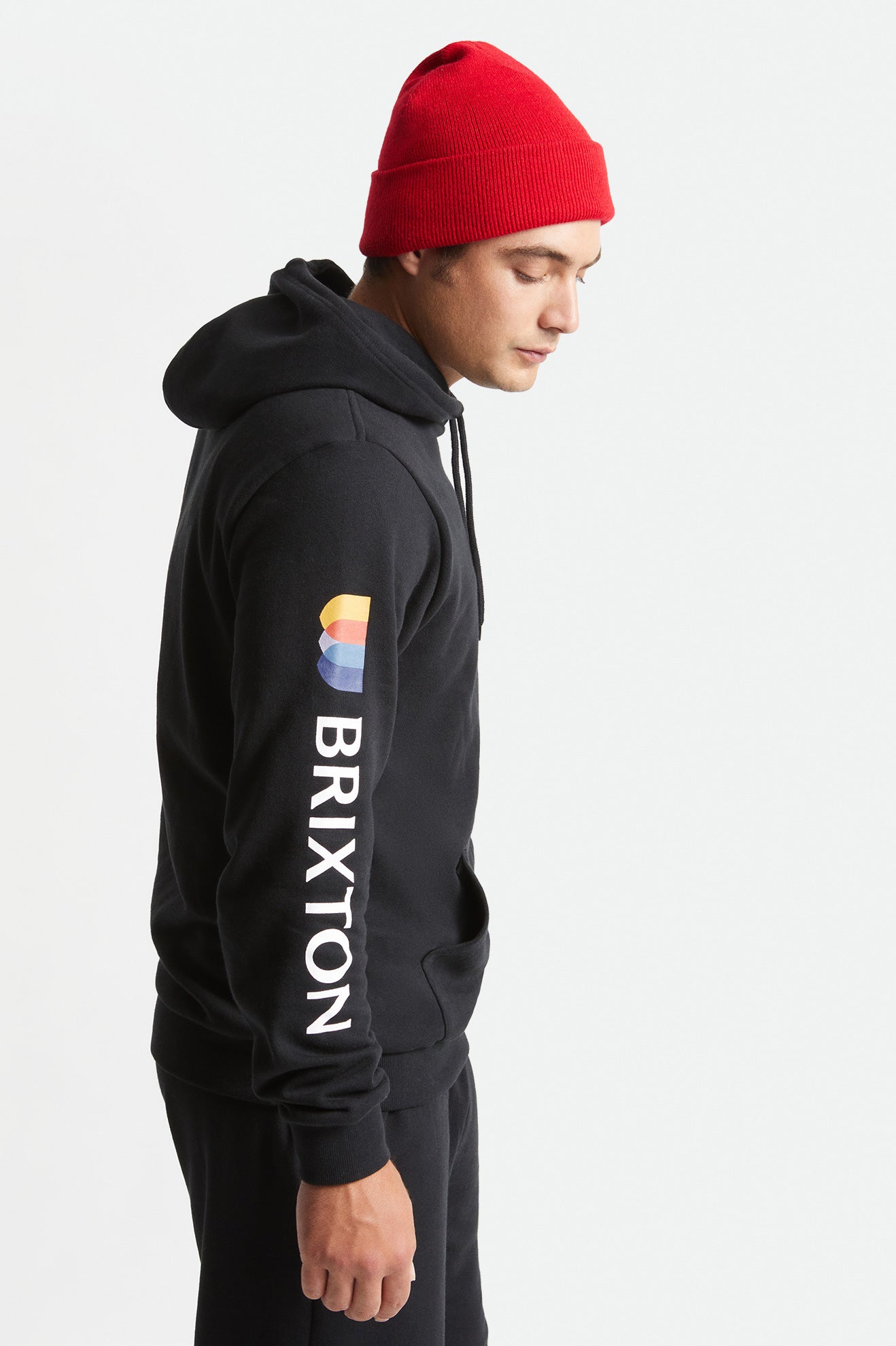 Brixton Alton Hoodie Heren Zwart | 973468ITH