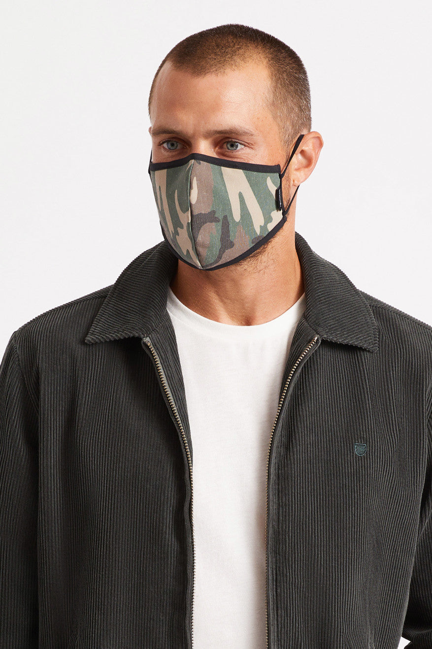 Brixton Antimicrobial 4-Way Stretch Masker Unisex Camo | 436521LJQ