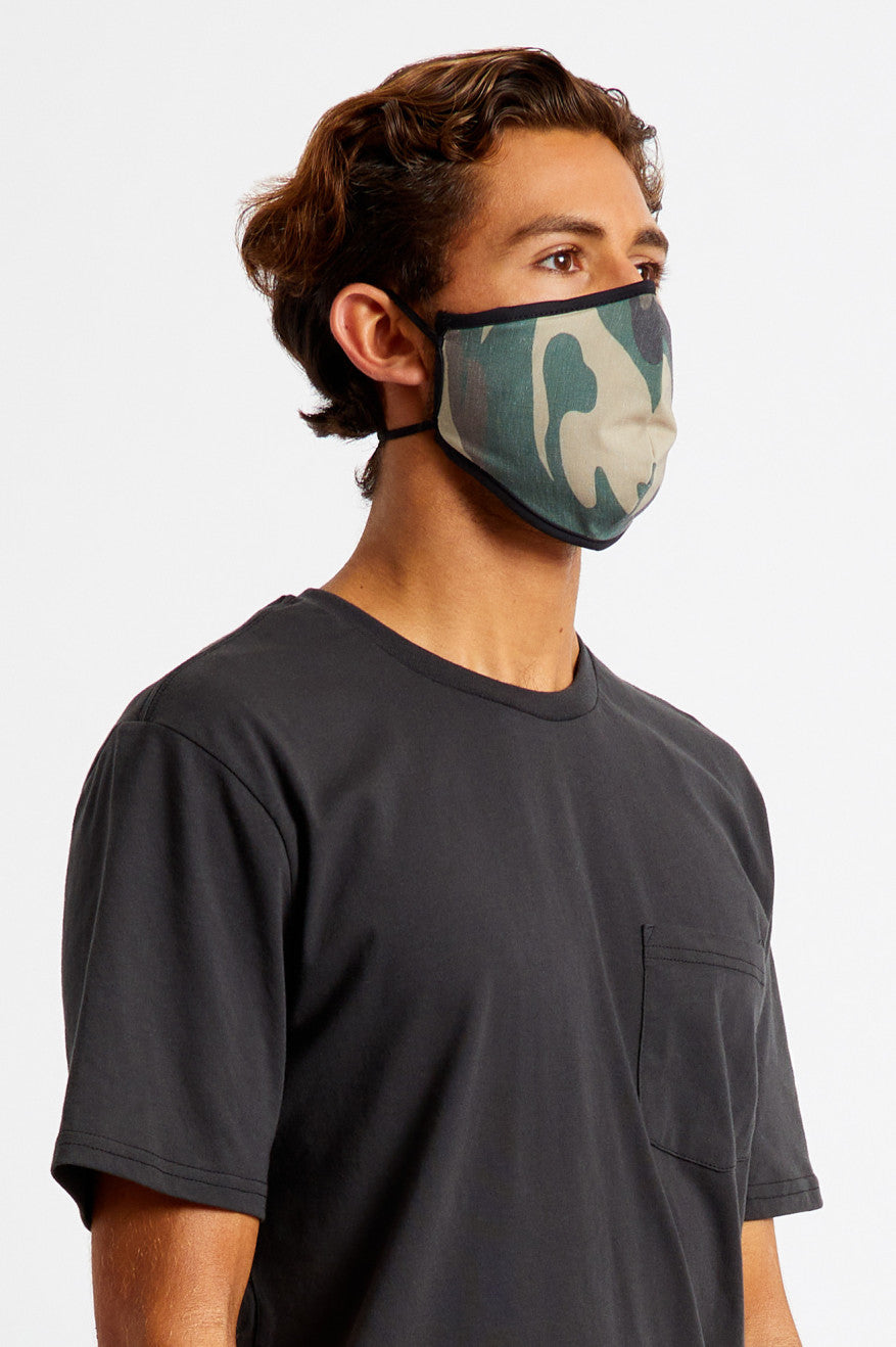 Brixton Antimicrobial 4-Way Stretch Masker Unisex Camo | 436521LJQ