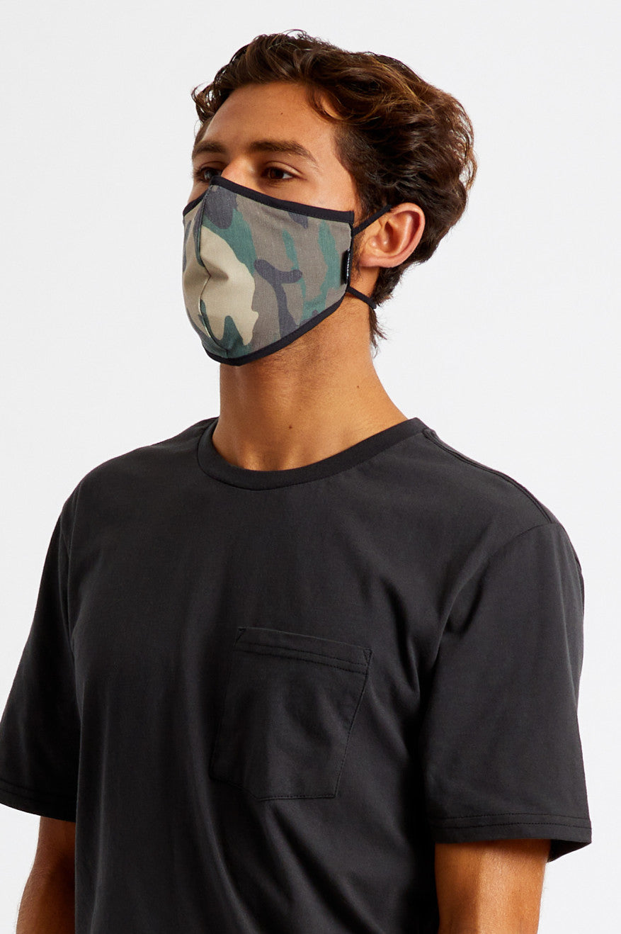 Brixton Antimicrobial 4-Way Stretch Masker Unisex Camo | 436521LJQ