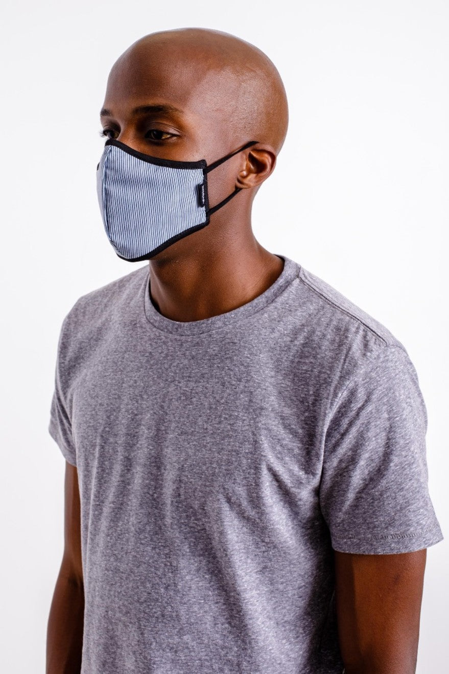 Brixton Antimicrobial 4-Way Stretch Masker Unisex Blauw | 708619TAE