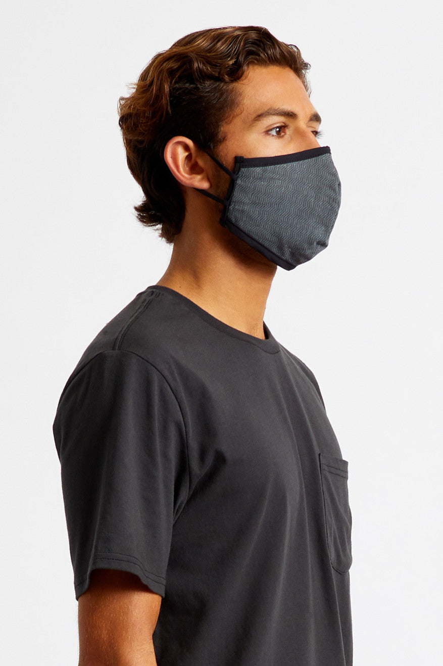 Brixton Antimicrobial 4-Way Stretch Masker Unisex Zwart | 823560QHI