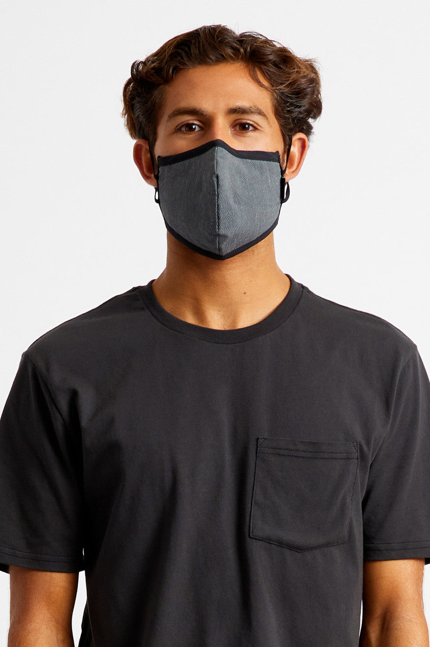 Brixton Antimicrobial 4-Way Stretch Masker Unisex Zwart | 823560QHI