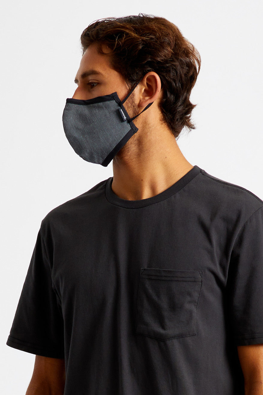 Brixton Antimicrobial 4-Way Stretch Masker Unisex Zwart | 823560QHI