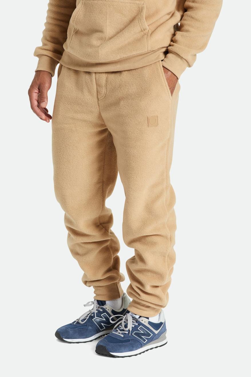 Brixton Blanket Fleece Jogger Broek Heren Beige | 893120IRE