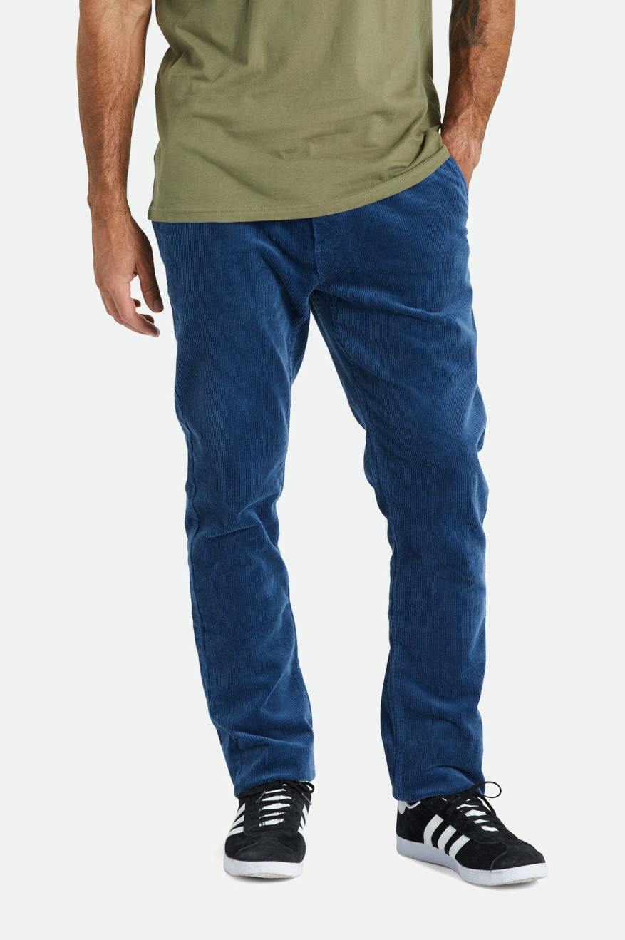 Brixton Choice Chino Regular Broek Heren Blauw | 243807UQM