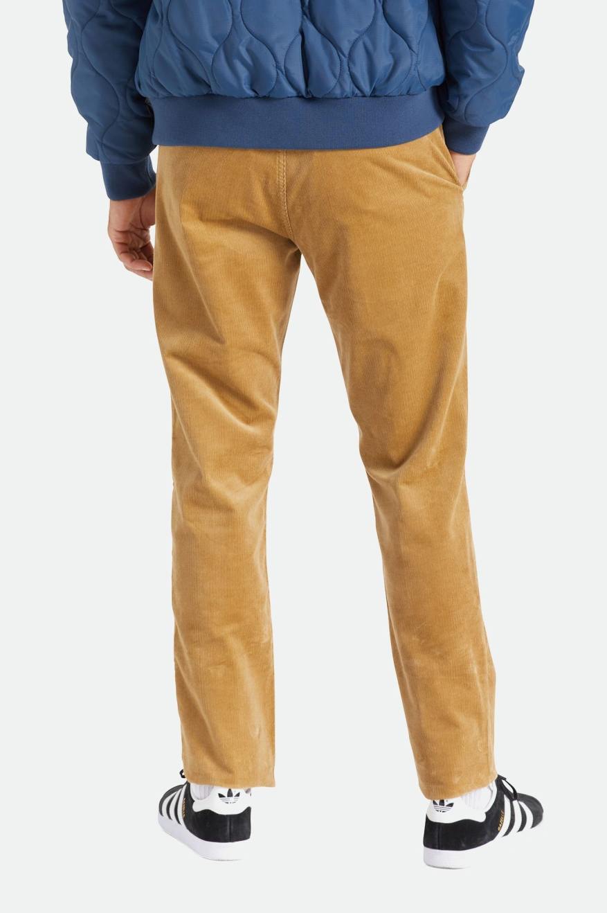 Brixton Choice Chino Regular Broek Heren Khaki | 673821TSE