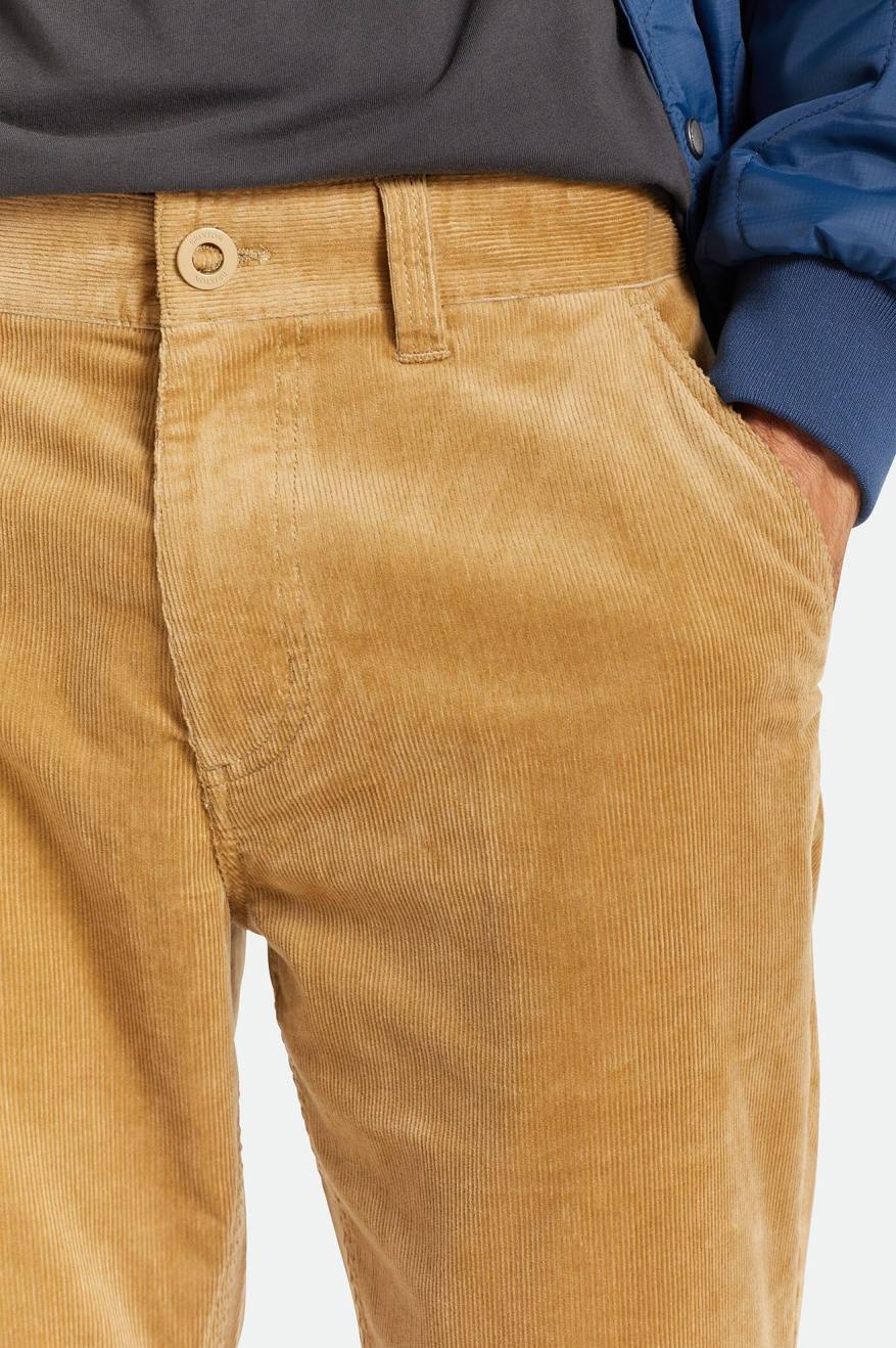 Brixton Choice Chino Regular Broek Heren Khaki | 673821TSE