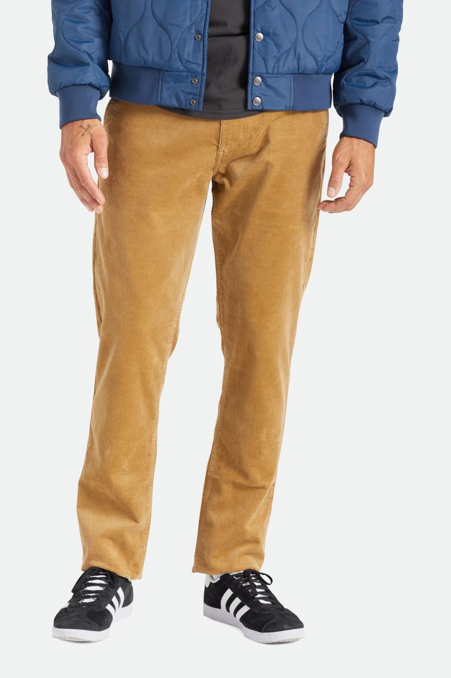 Brixton Choice Chino Regular Broek Heren Khaki | 673821TSE