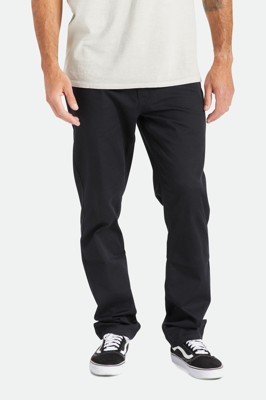 Brixton Choice Chino Regular Broek Heren Zwart | 745832OCM