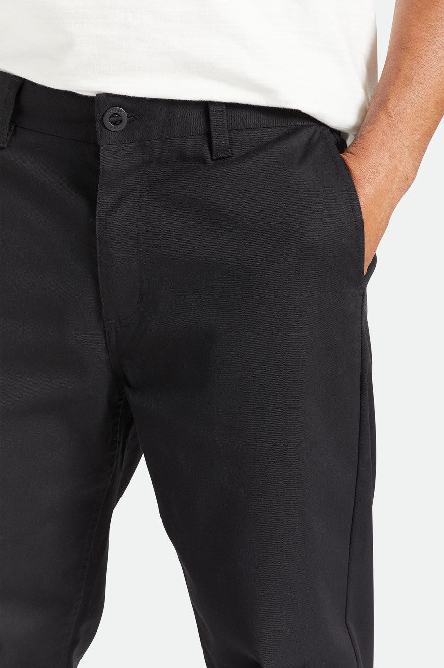 Brixton Choice Chino Relaxed Broek Heren Zwart | 948506FHX