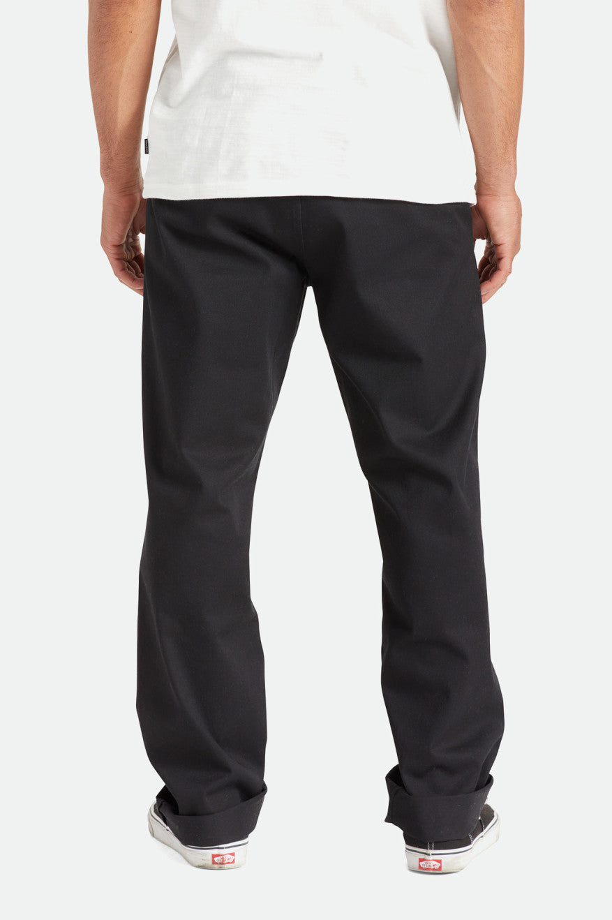 Brixton Choice Chino Relaxed Broek Heren Zwart | 948506FHX