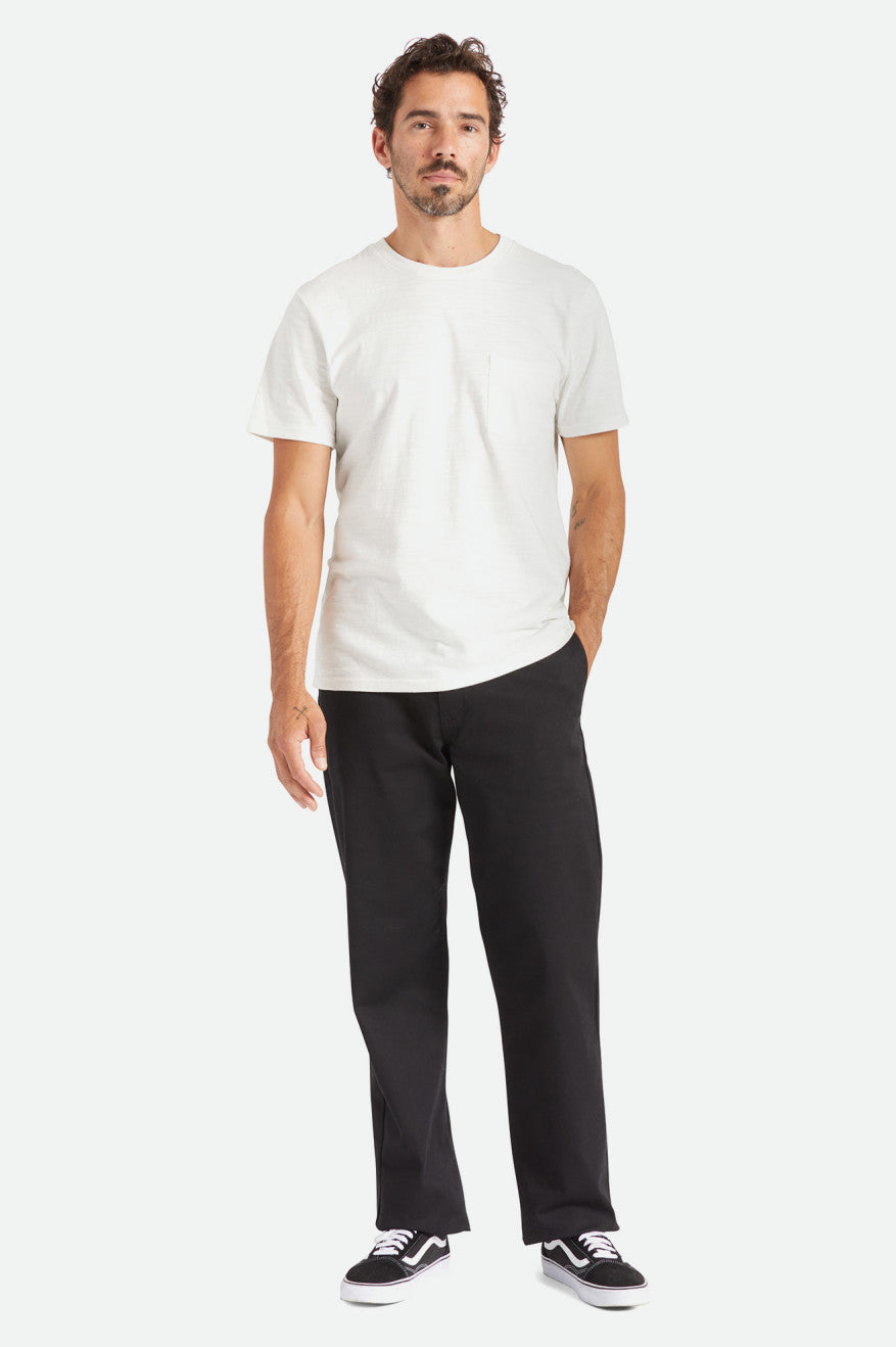 Brixton Choice Chino Relaxed Broek Heren Zwart | 948506FHX