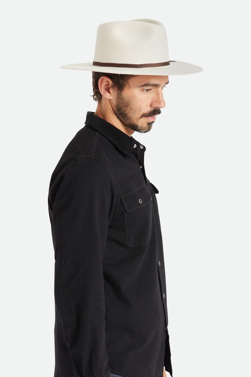 Brixton Cohen Cowboy Hoeden Dames Wit | 678312DWJ