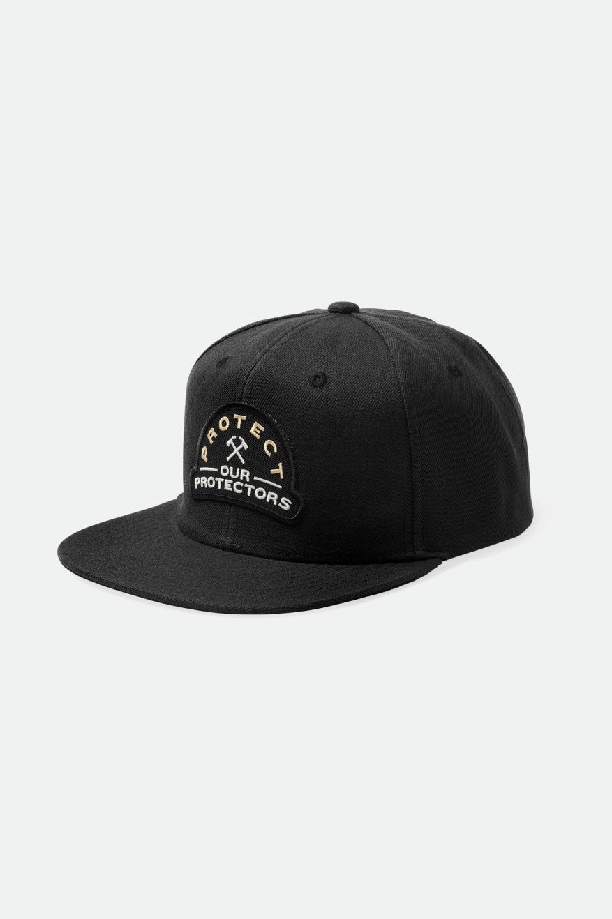 Brixton Coors Protector MP Caps Heren Zwart | 756931LNH