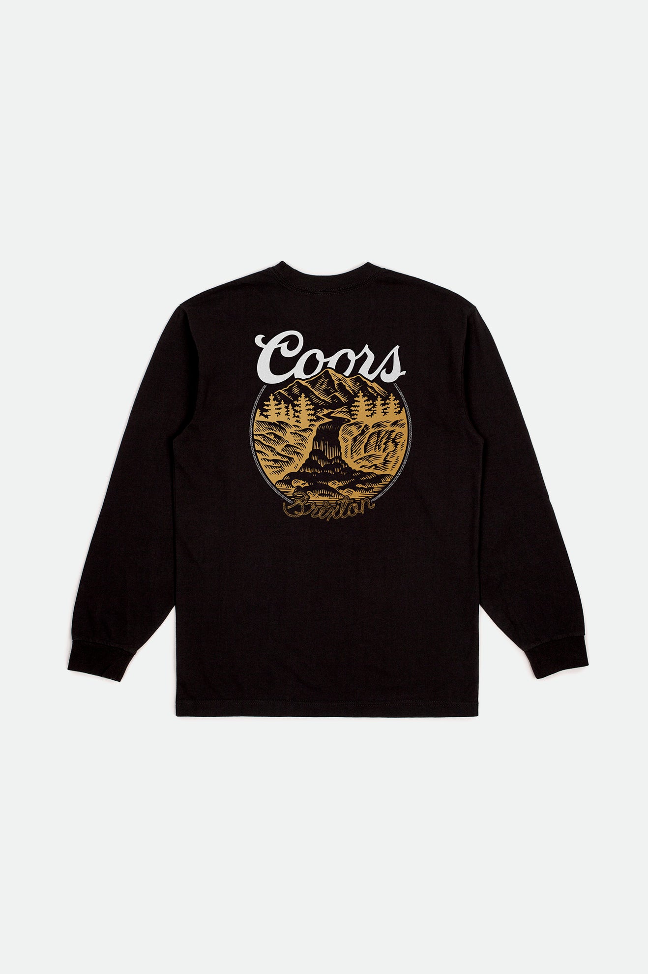 Brixton Coors Rocky L/S Standard Topjes Heren Zwart | 514309FRD