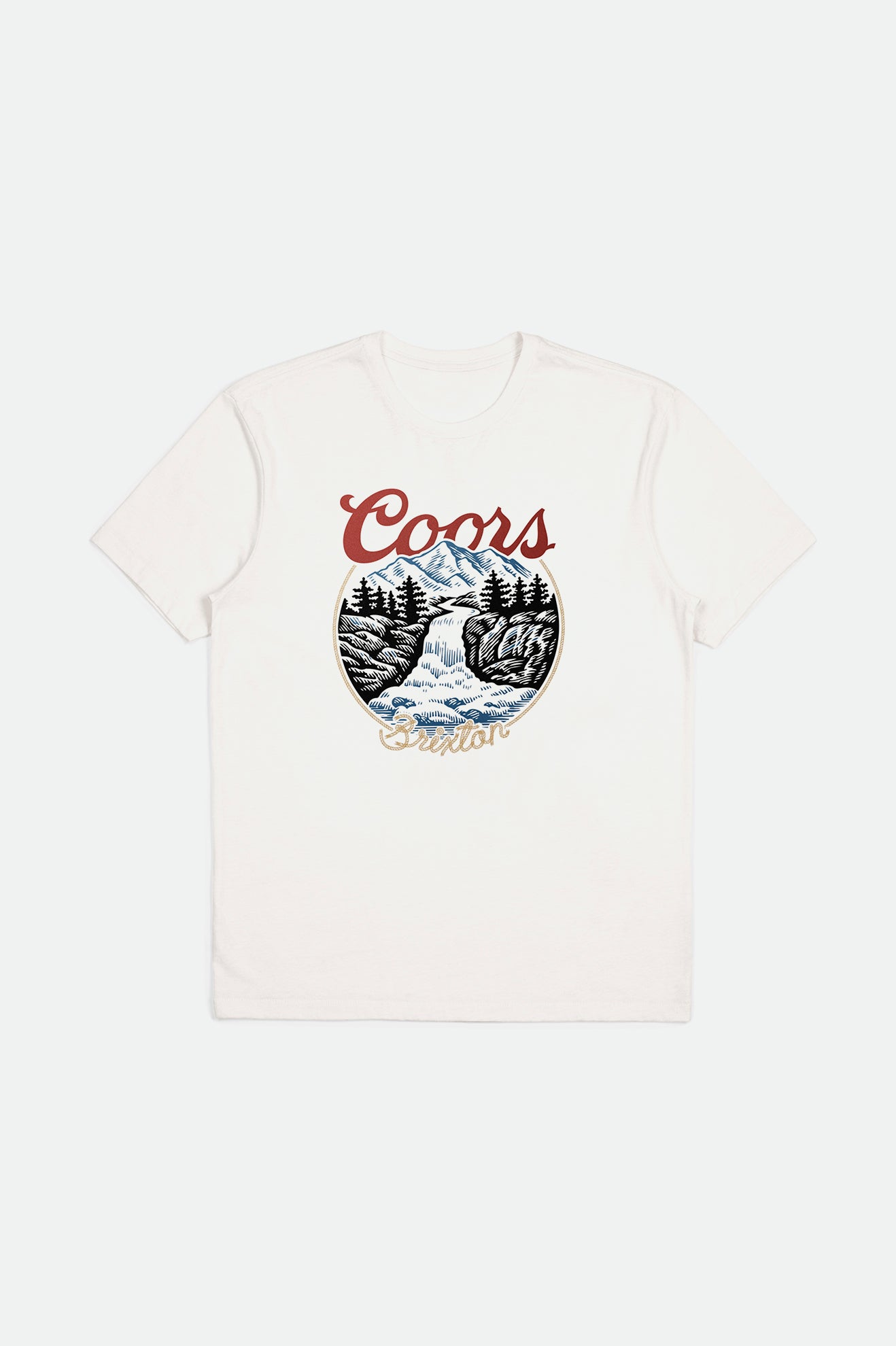 Brixton Coors Rocky S/S Tailored Topjes Heren Wit | 603578HUX