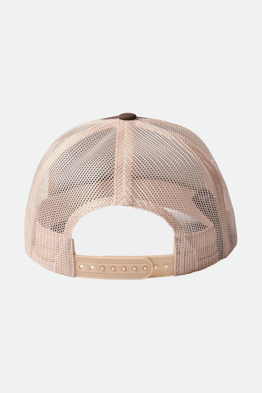 Brixton Crest NetPlus MP Mesh Cap Caps Heren Bruin | 948136QAE