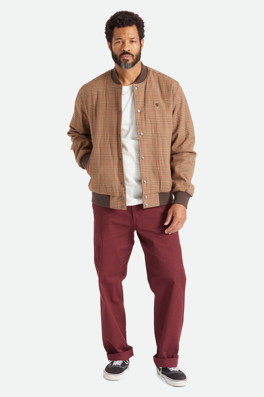 Brixton Dillinger Bomber Jassen Heren Bruin | 514273FSC