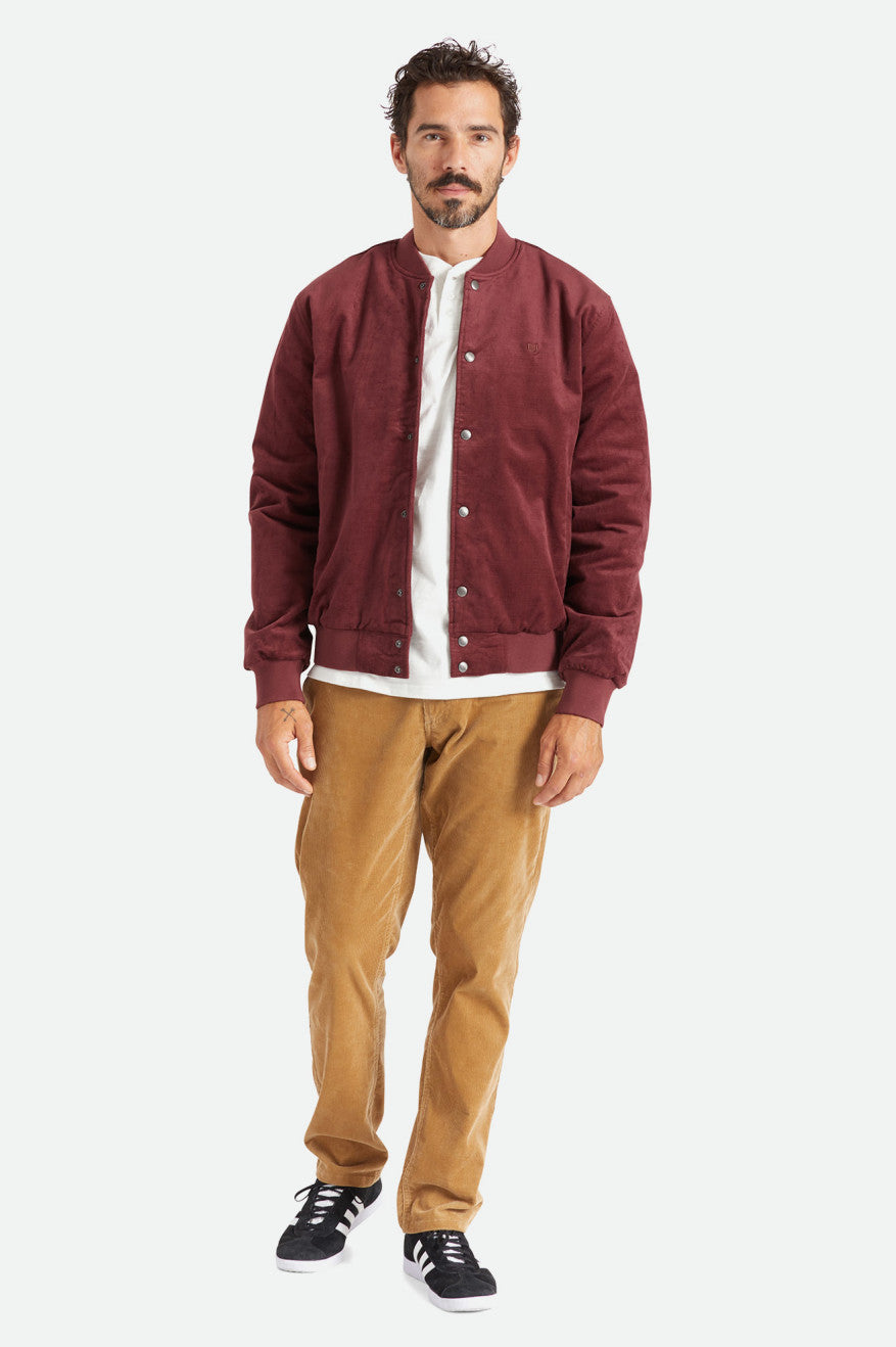 Brixton Dillinger Bomber Jassen Heren Rood | 937018CGV