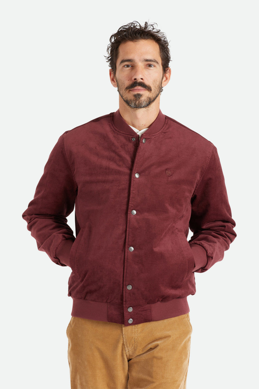 Brixton Dillinger Bomber Jassen Heren Rood | 937018CGV