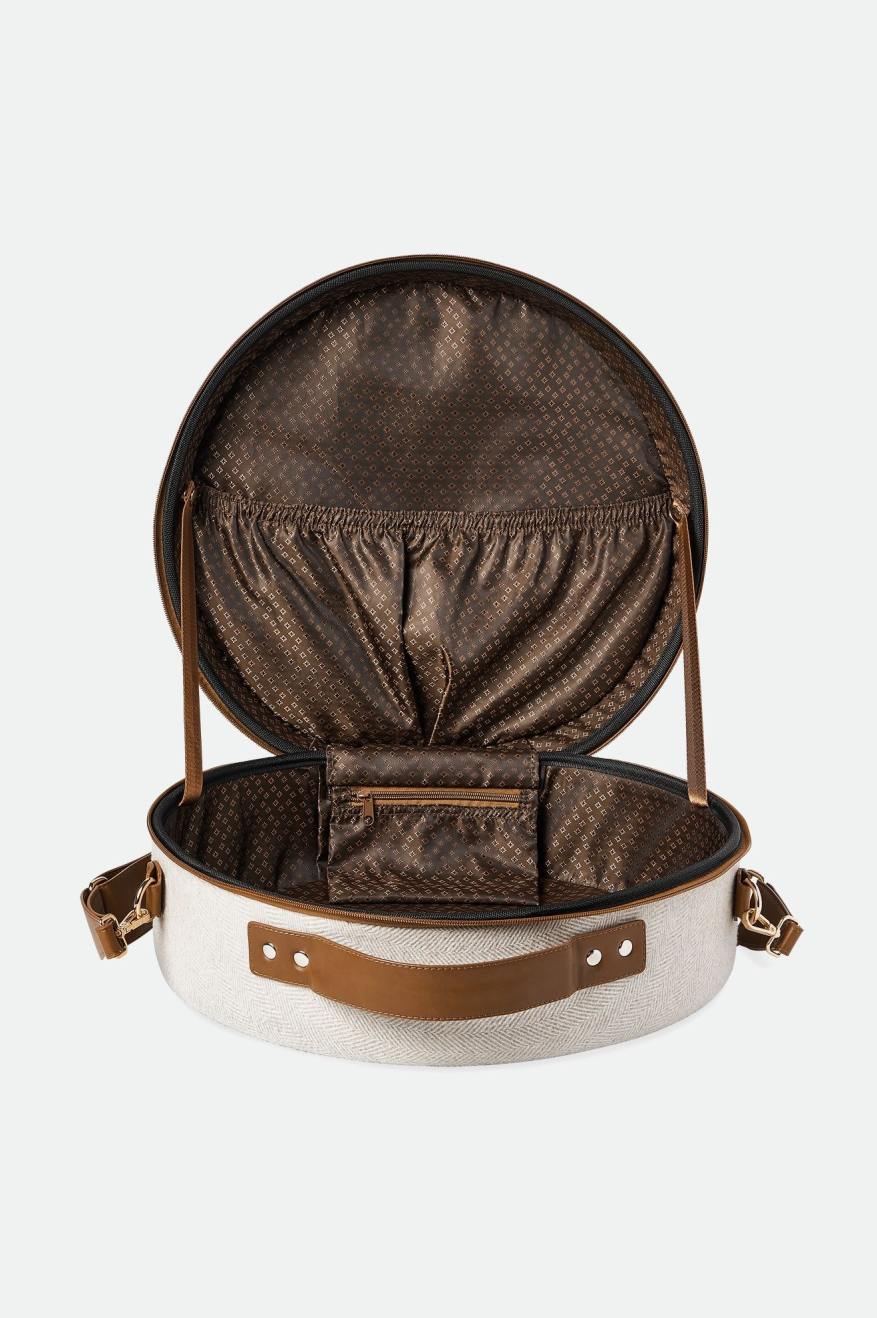 Brixton Done Proper Fedora Travel Case Accessoires Unisex Room Beige | 315927VAF