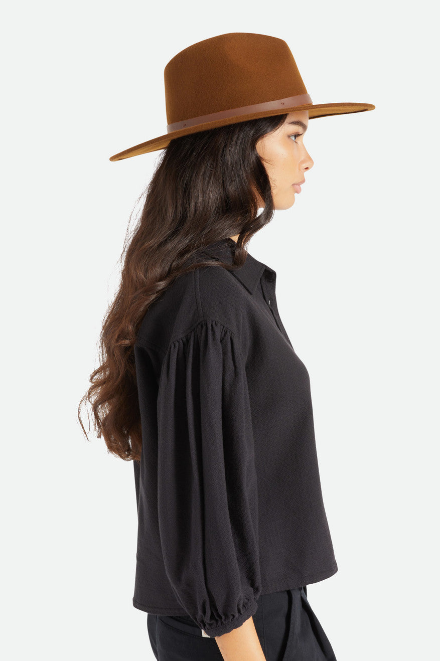 Brixton Field Proper Hat Hoeden Dames Koffie | 508639YDL