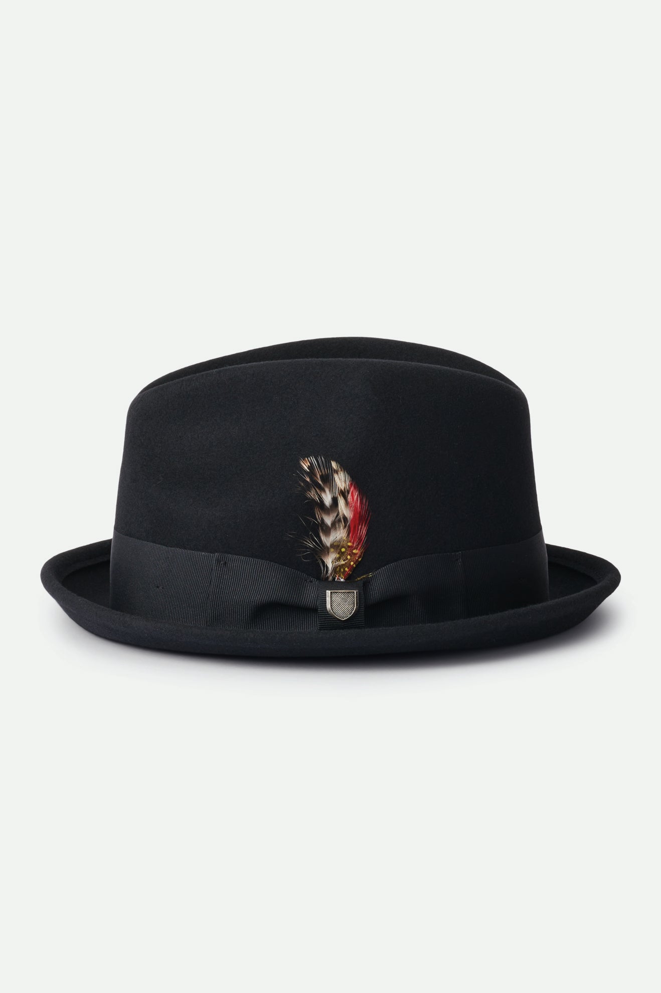 Brixton Gain Fedora Fedoras Dames Zwart | 681754NYD