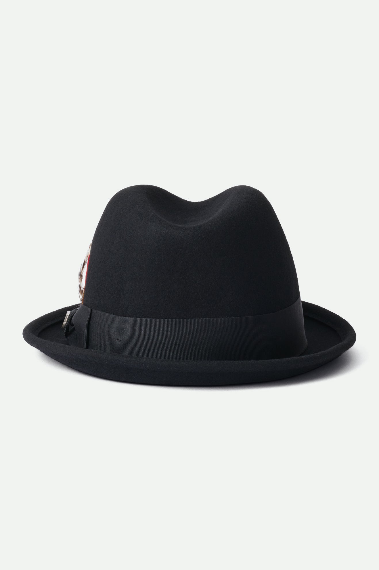 Brixton Gain Fedora Fedoras Dames Zwart | 681754NYD