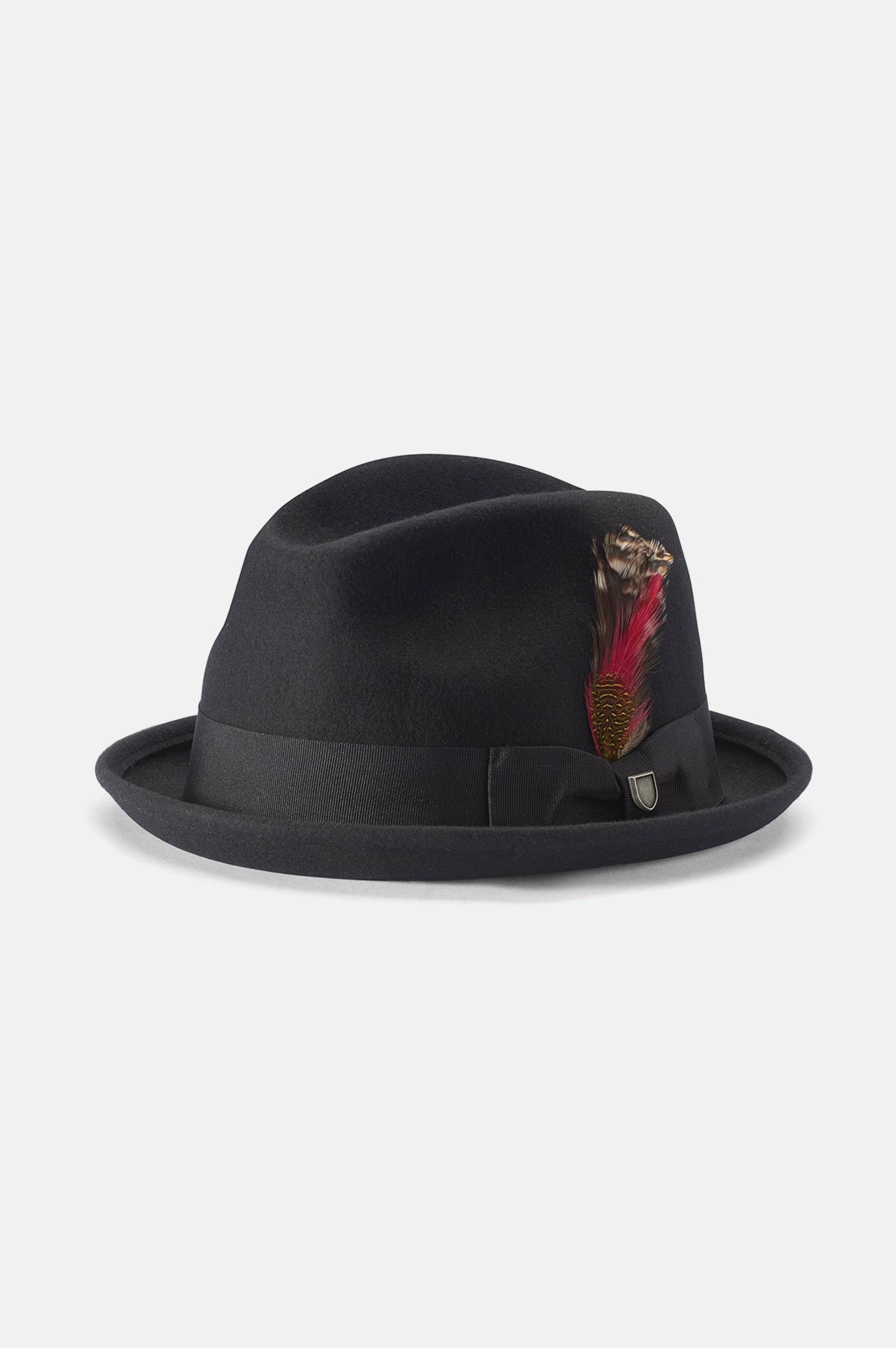 Brixton Gain Fedora Fedoras Dames Zwart | 681754NYD