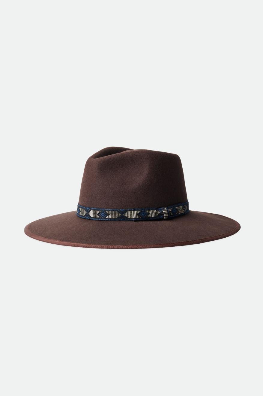 Brixton Jo Rancher Hat Hoeden Dames Diepbruin | 172069HCY