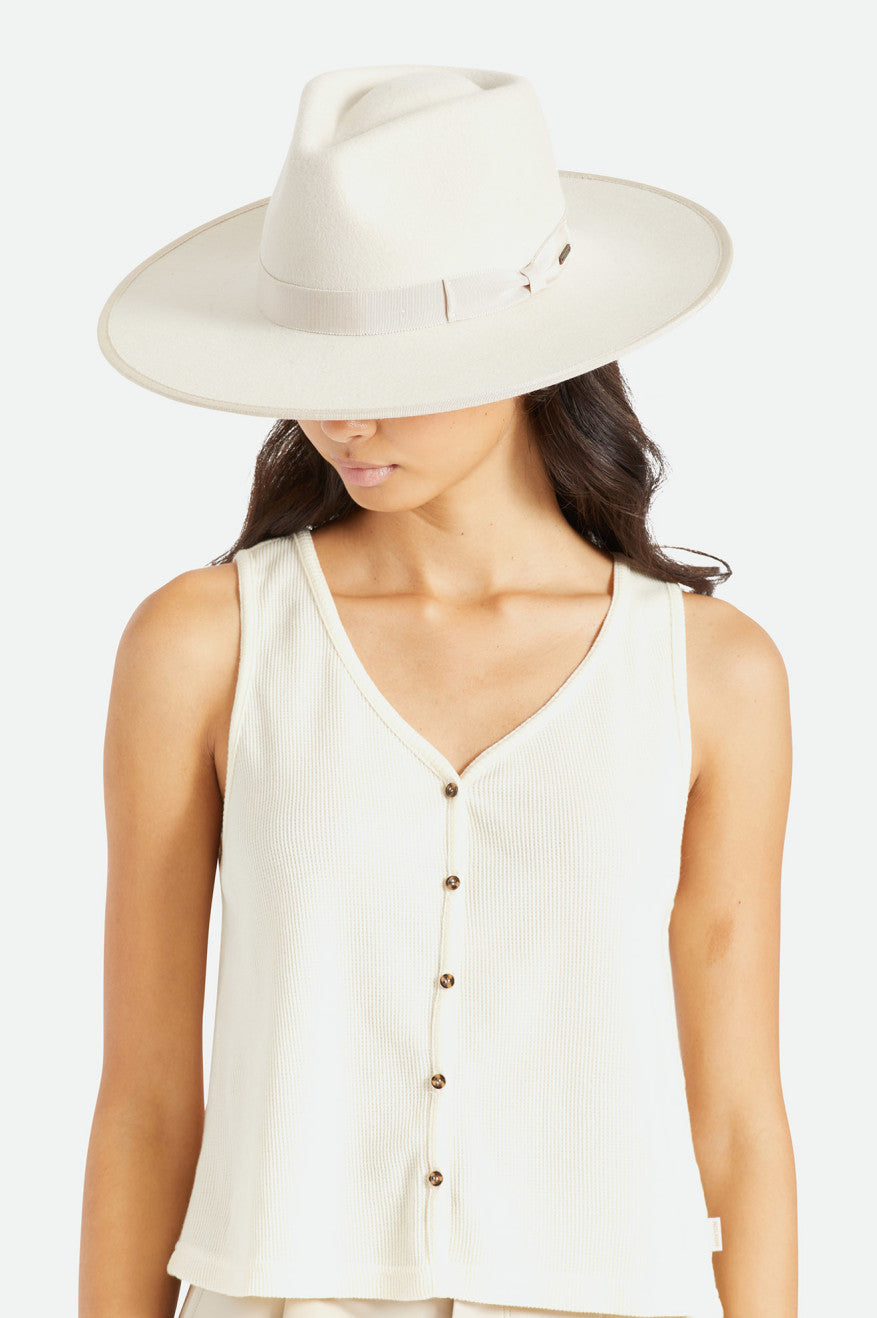 Brixton Jo Rancher Hat Hoeden Dames Wit | 204167XYE