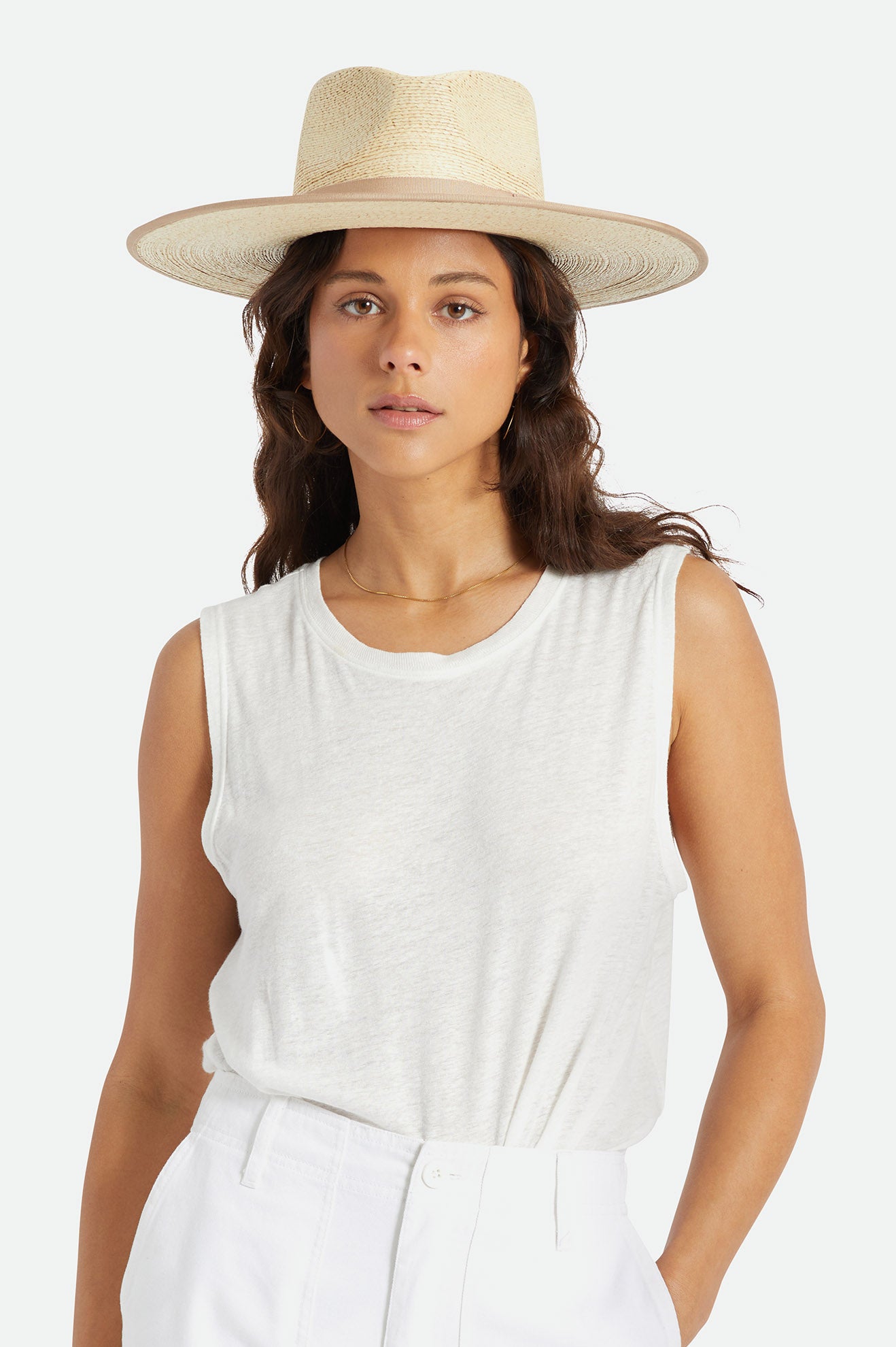 Brixton Jo Straw Rancher Hat Hoeden Dames Beige | 756308CDP