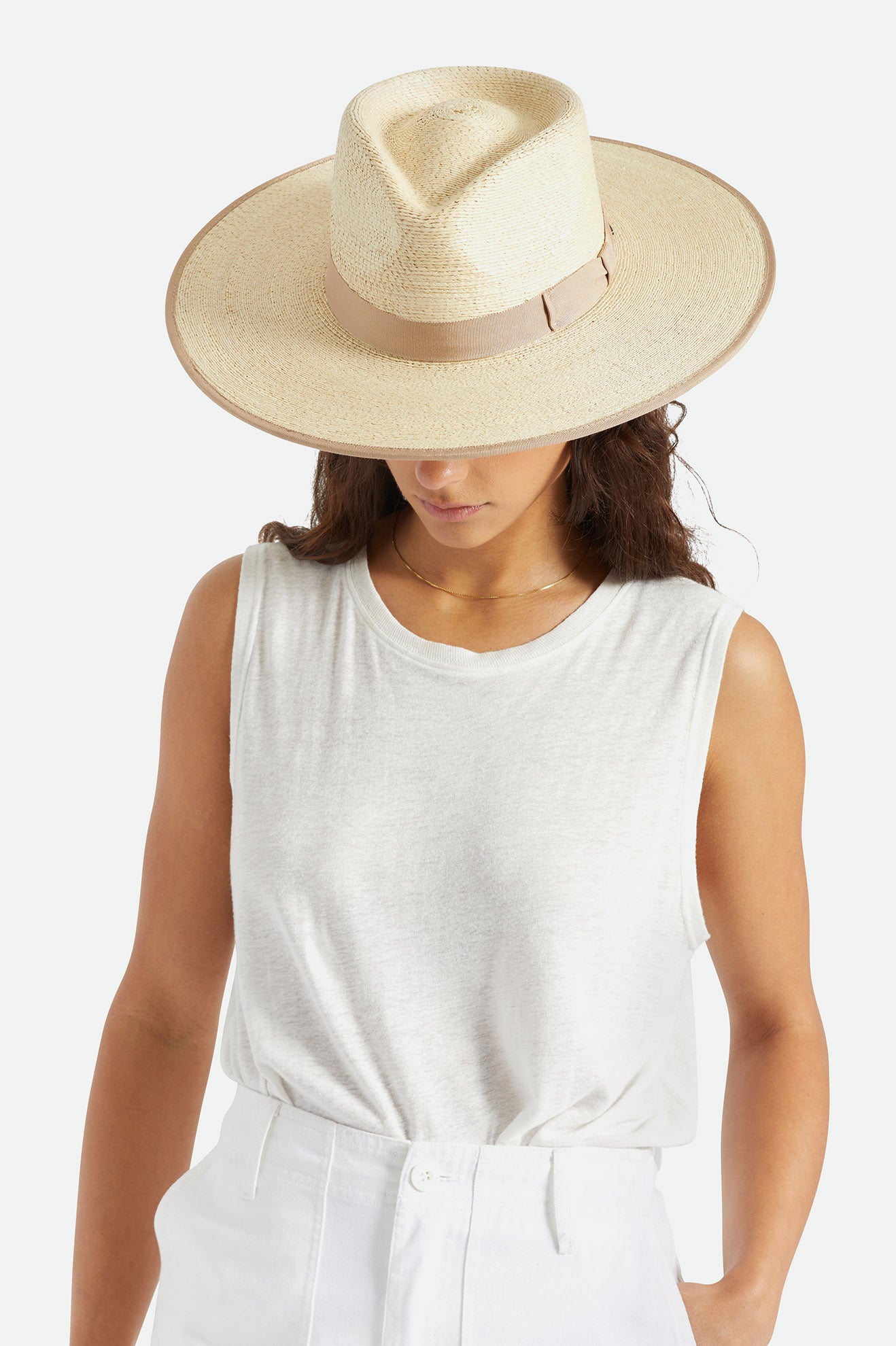 Brixton Jo Straw Rancher Hat Hoeden Dames Beige | 756308CDP