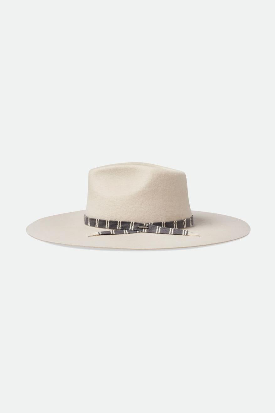 Brixton Leigh Felt Fedora Fedoras Dames Wit | 912374DUJ