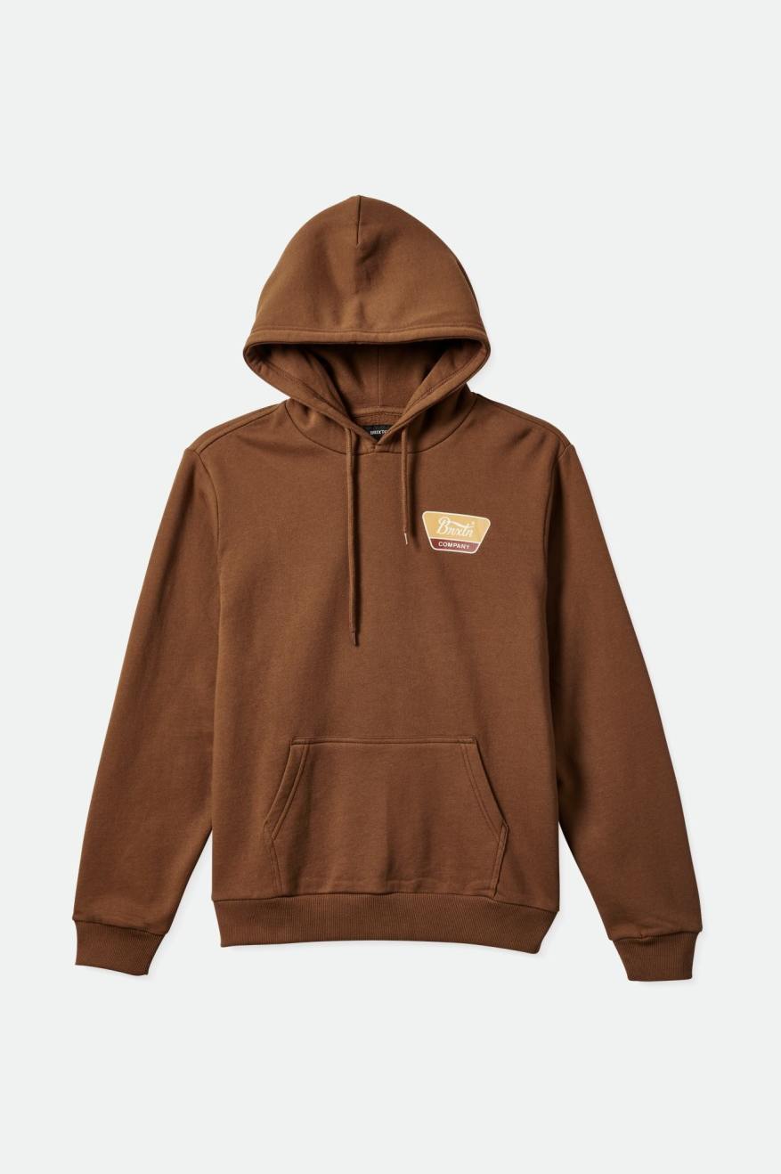 Brixton Linwood Hoodie Heren Lichtgoud | 475239EIY