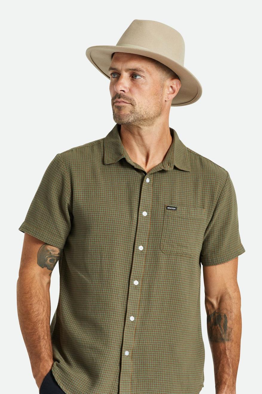 Brixton Messer Fedoras Heren Lichtgroen | 704859IKV