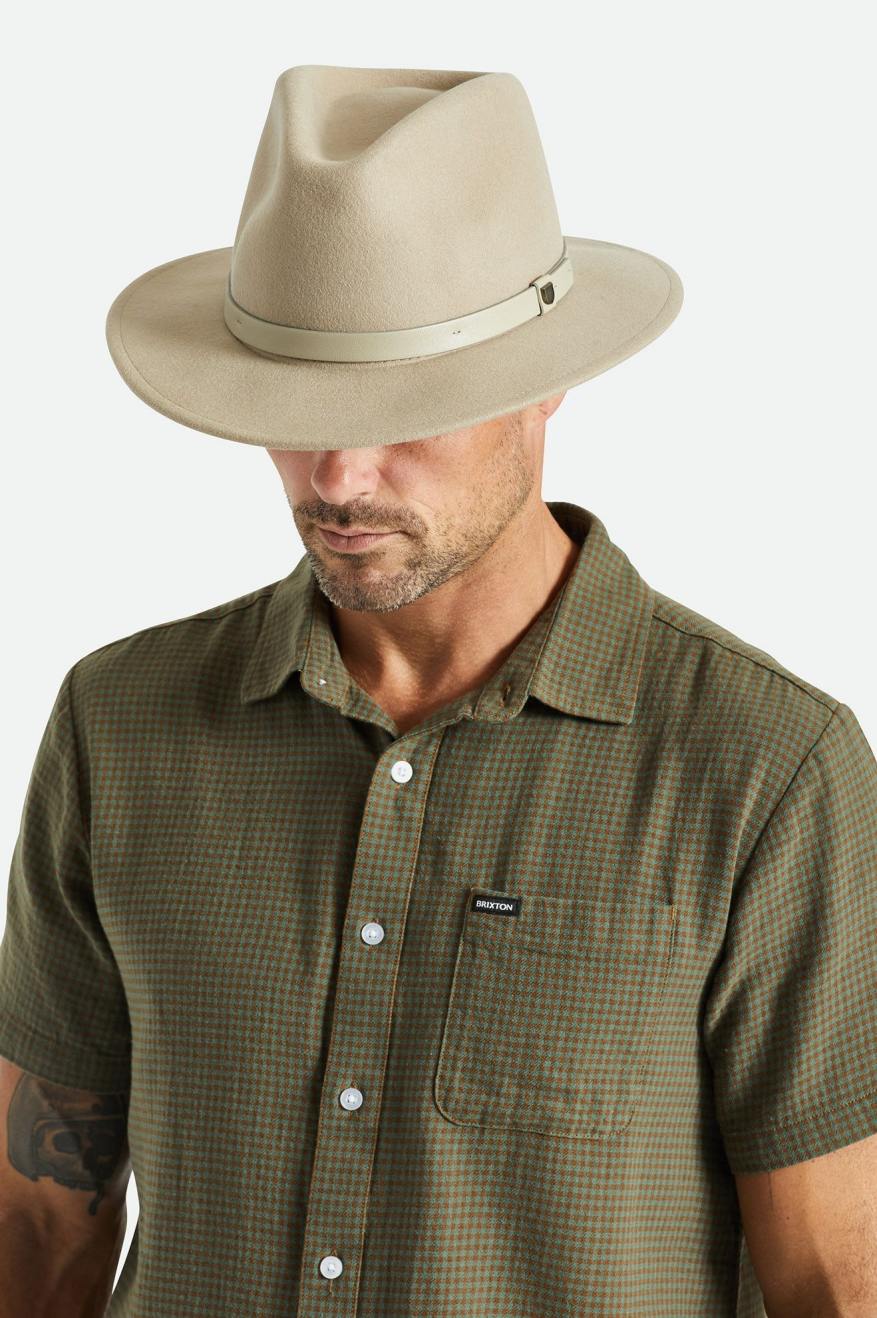 Brixton Messer Fedoras Heren Lichtgroen | 704859IKV