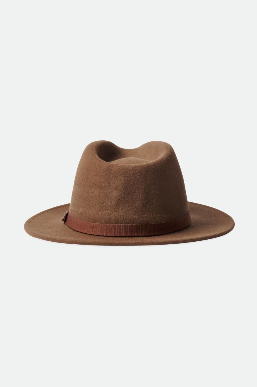 Brixton Messer Packable Fedoras Heren Bruin | 016245ZNV