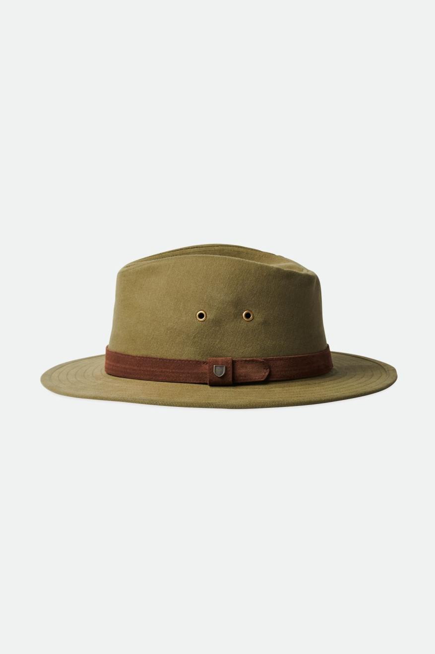 Brixton Messer Utility Adventure Fedora Fedoras Dames Olijfgroen | 983172JUH