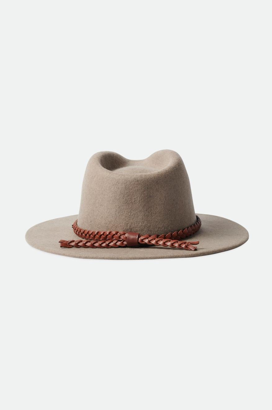 Brixton Messer Western Fedora Fedoras Dames Beige | 521693PUR