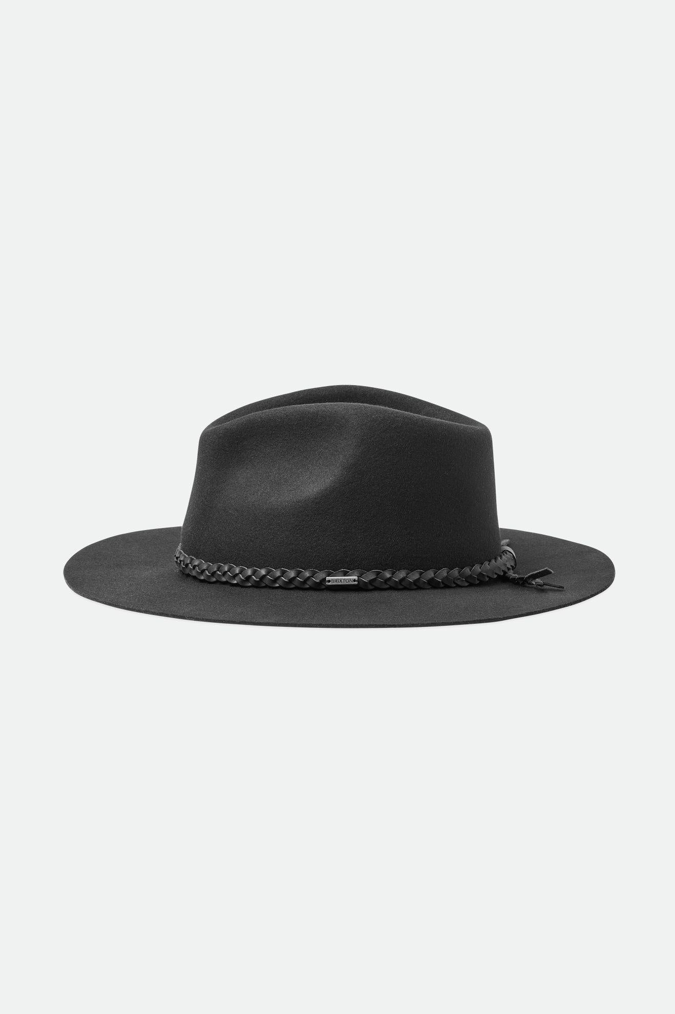 Brixton Messer Western Fedora Fedoras Dames Zwart | 729458XAD