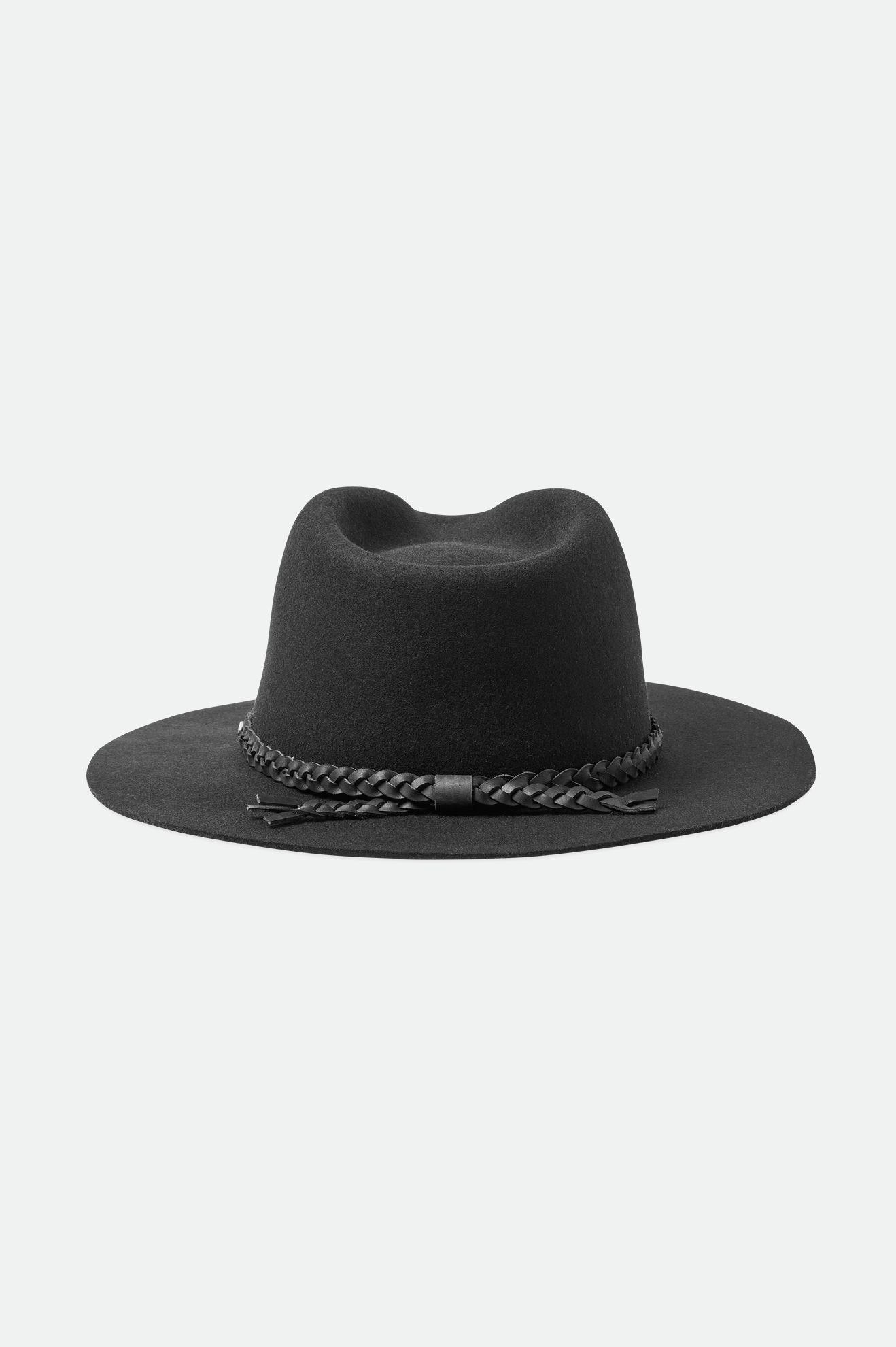 Brixton Messer Western Fedora Fedoras Dames Zwart | 729458XAD